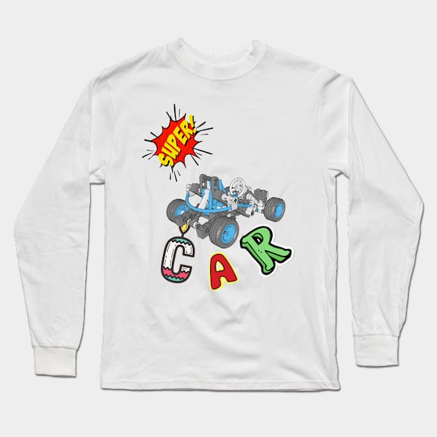 super car Long Sleeve T-Shirt by MeKong